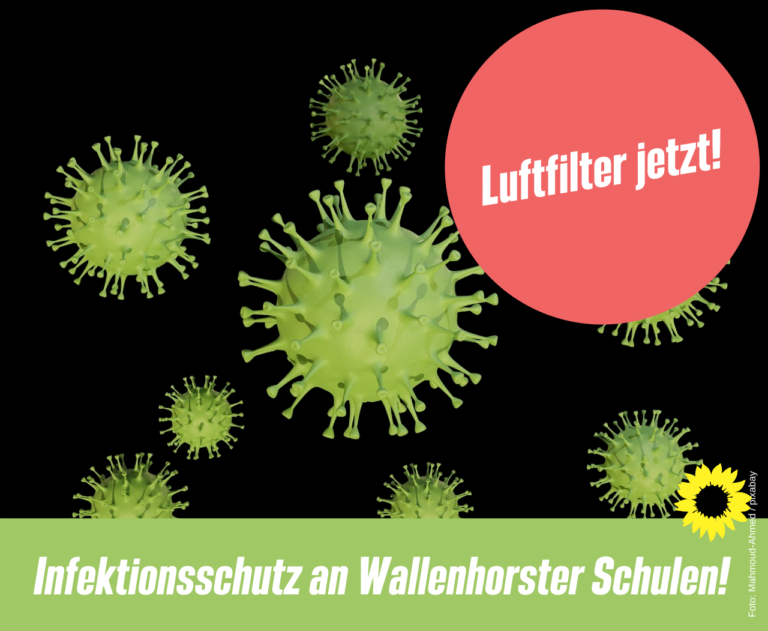 Grüne in Wallenhorst fordern konkrete Maßnahmen für mehr Infektionsschutz an den Wallenhorster Schulen