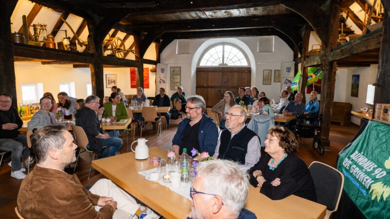 40 Jahre Gruene Wallenhorst - Knapp 35 Gaeste kamen zum Jubilaeum - 
Foto Markus Noldes
